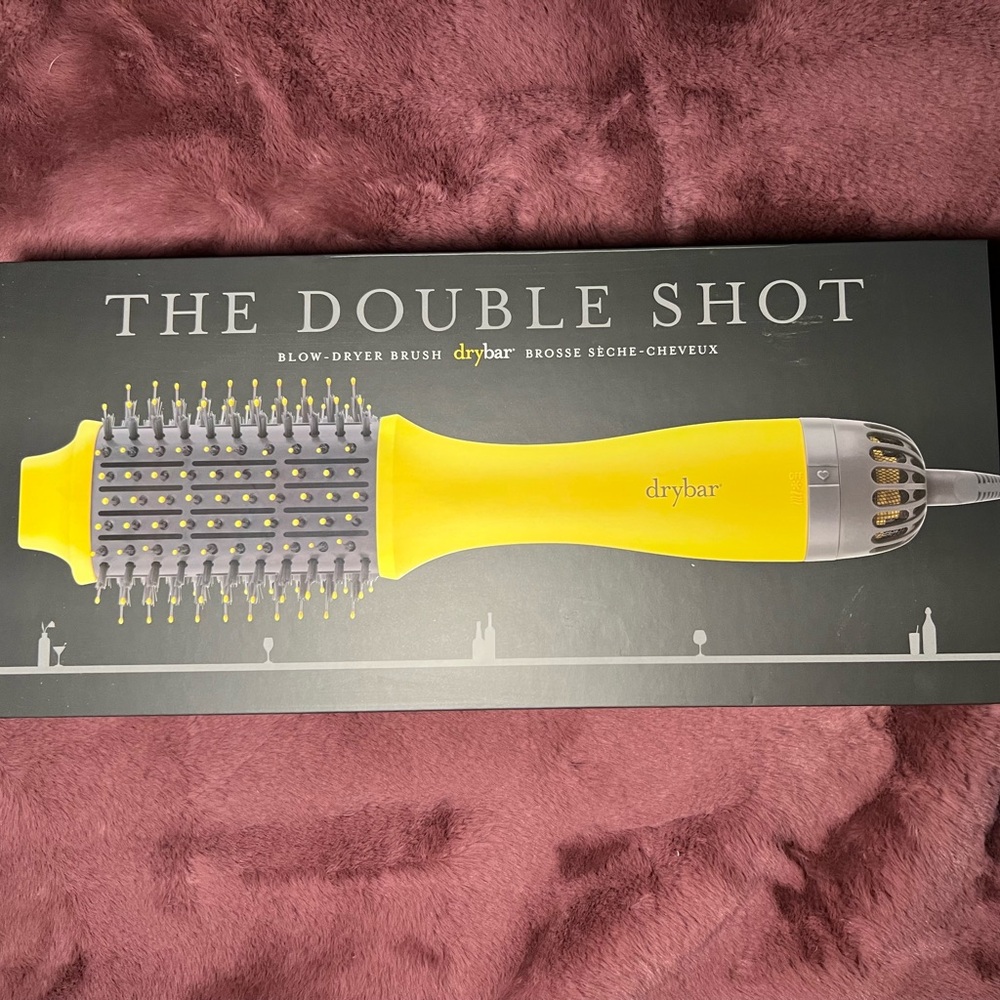 Drybar The Double Shot Yellow Blow-Dryer Brush- Sold